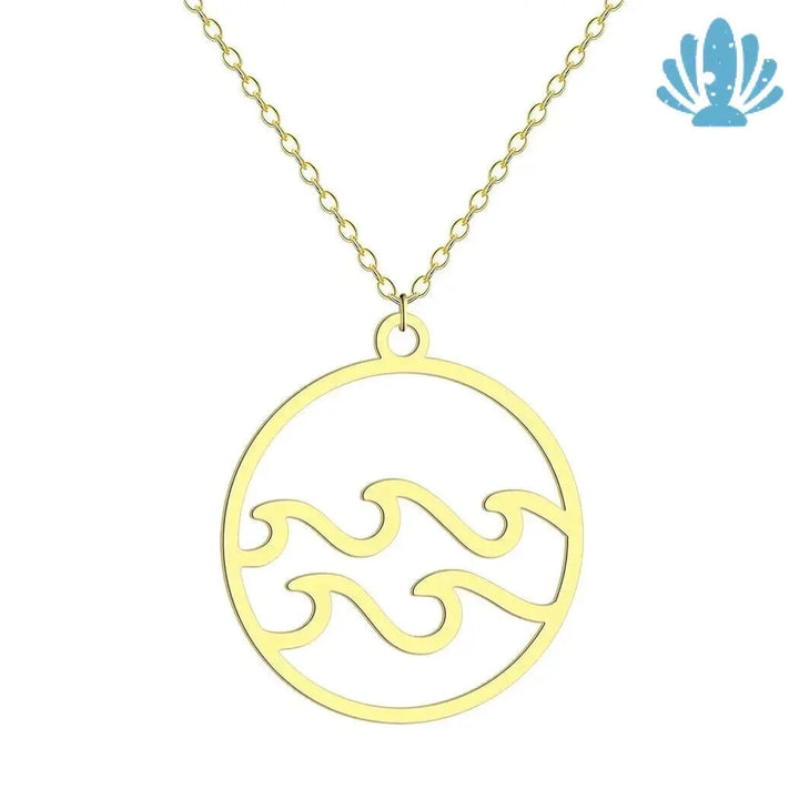 3 wave necklace