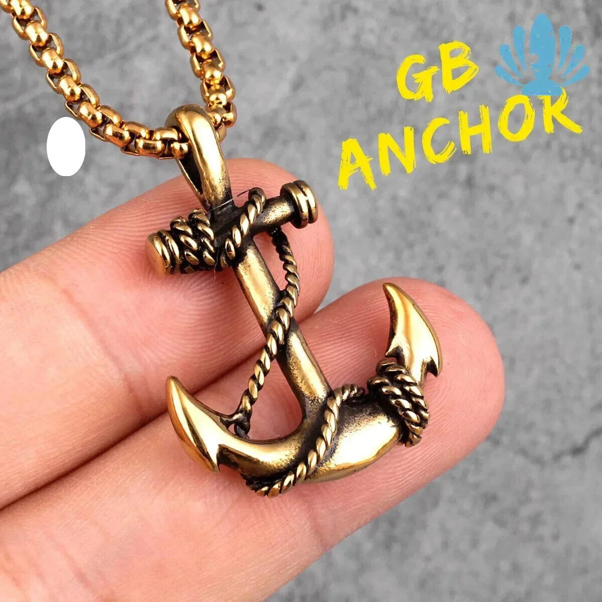 Anchor necklace chain