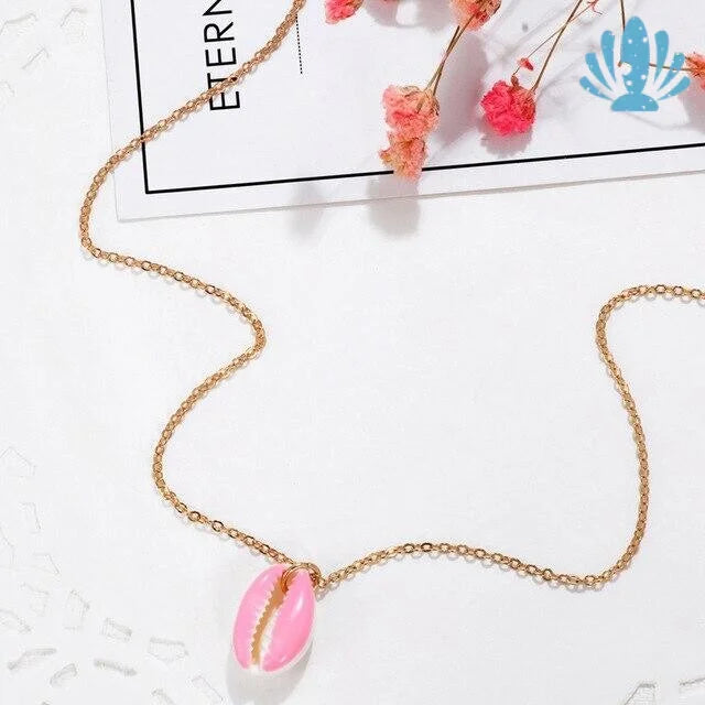 Barbie shell necklace