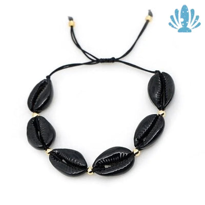 Black seashell bracelet