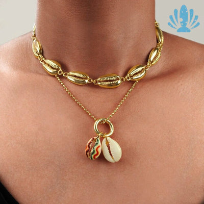 Conch shell necklace