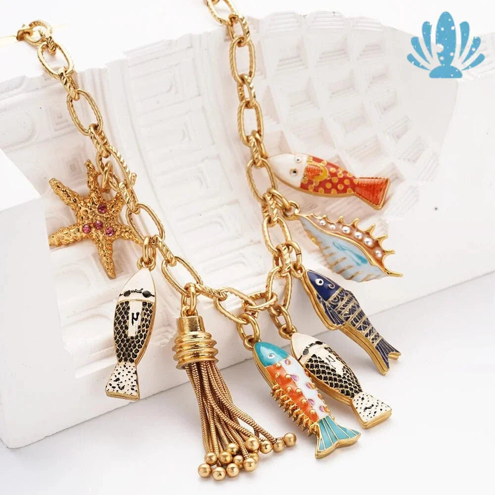 Coy fish necklace