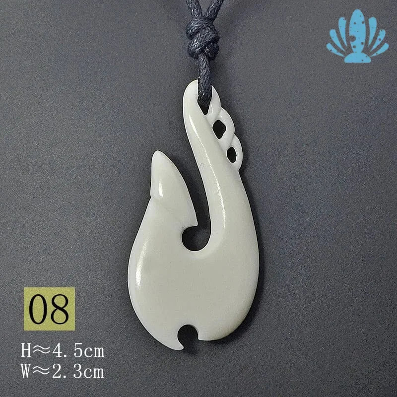 Hawaiian fish hook necklace