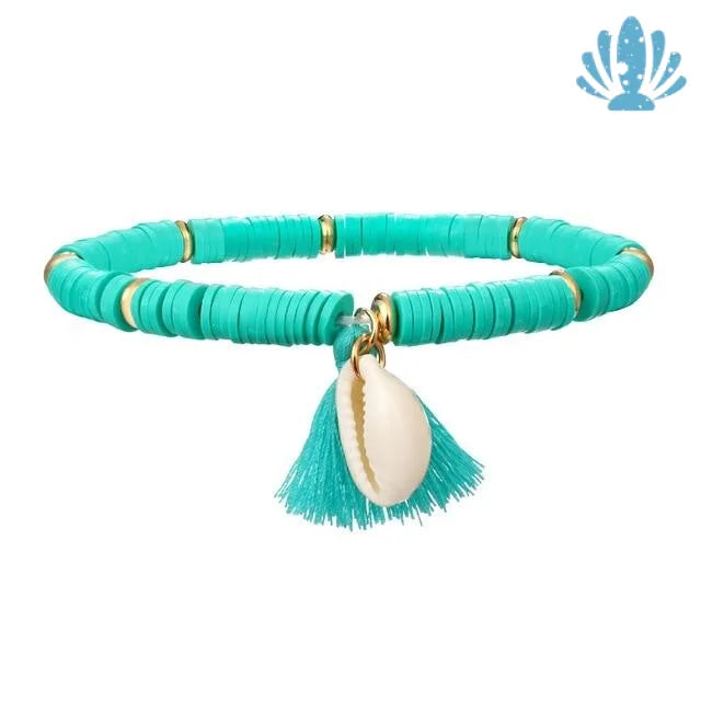 Heishe puka shell bracelet