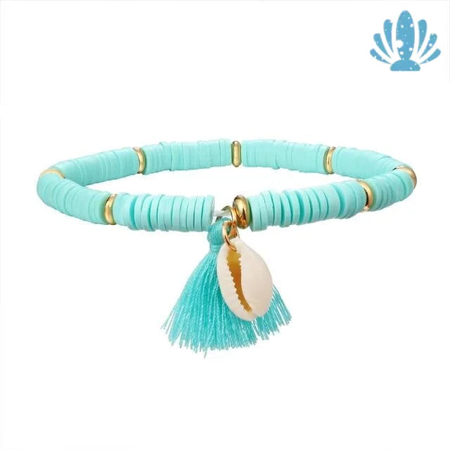 Heishe puka shell bracelet