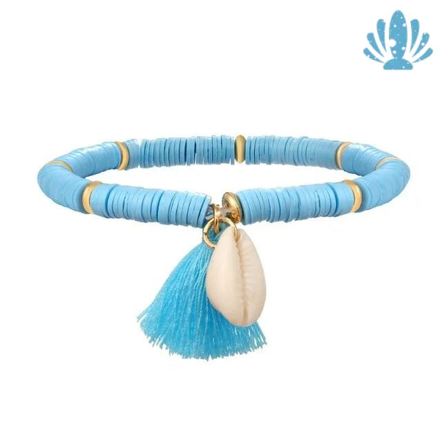 Heishe puka shell bracelet