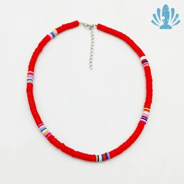 Heishi shell necklace