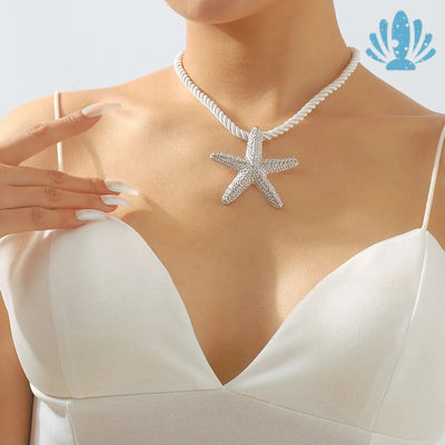 Large starfish necklace