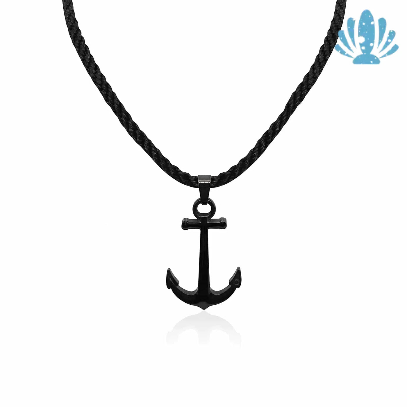 Male anchor necklace