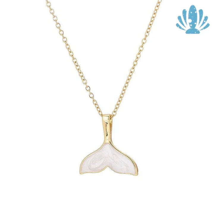 Mermaid necklace gold