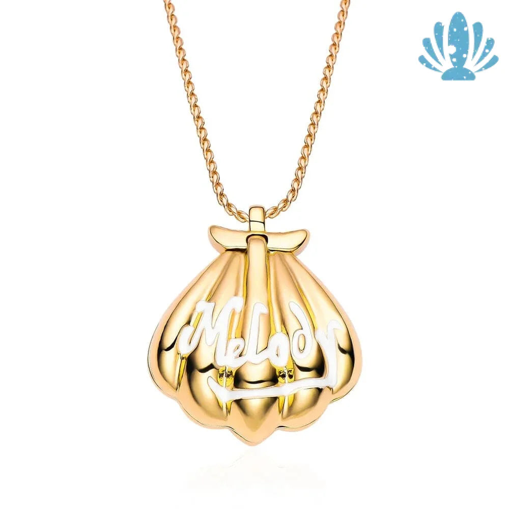 Mermaid necklace gold