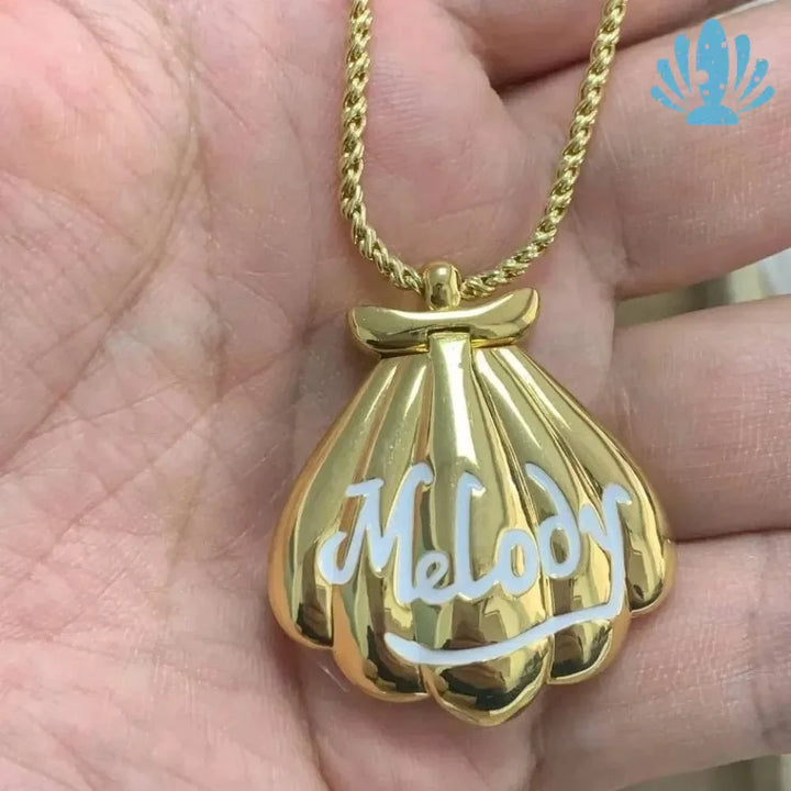 Mermaid necklace gold