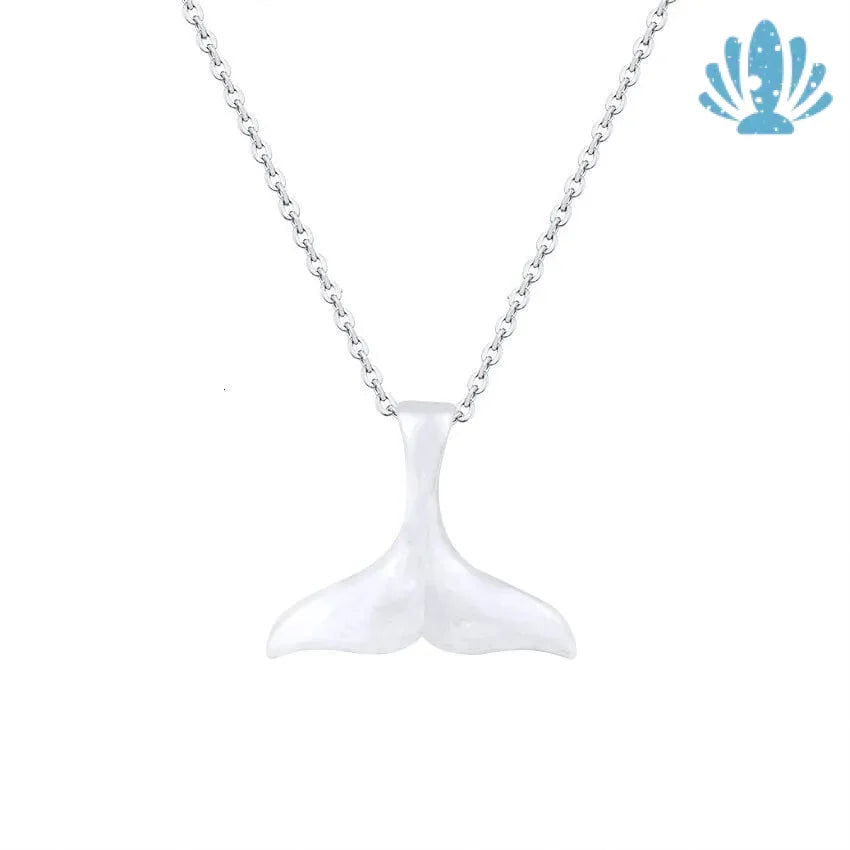 Mermaid necklace silver