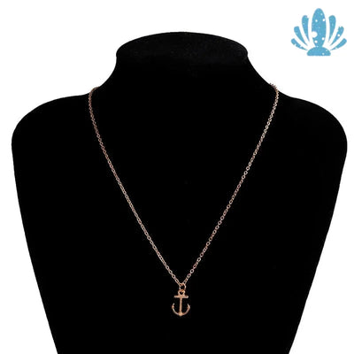Necklace with an anchor
