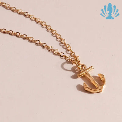 Necklace with an anchor