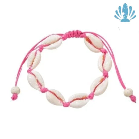 Pink shell bracelet