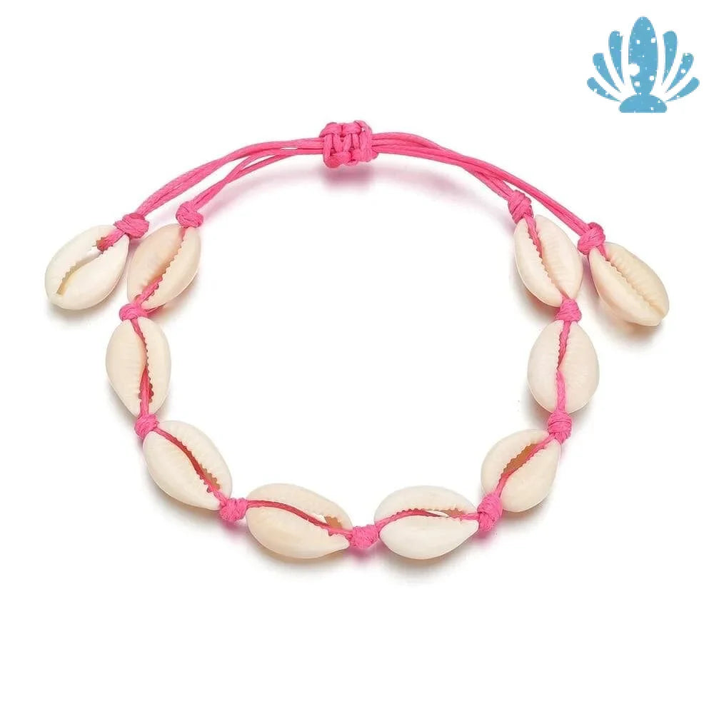 Pink shell bracelet