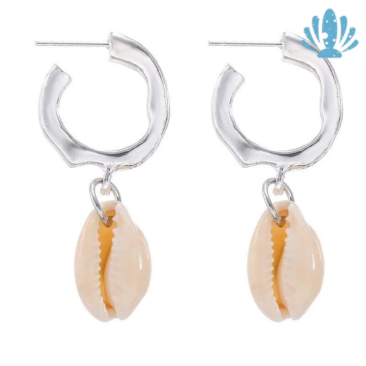 Puka shell earrings