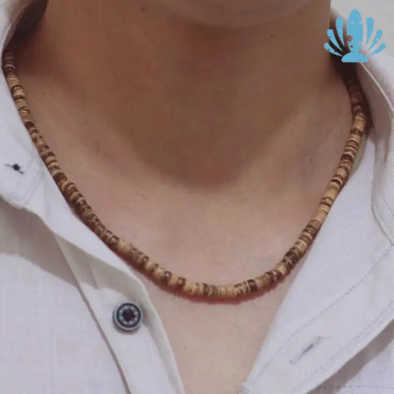 Puka shell necklace 90s