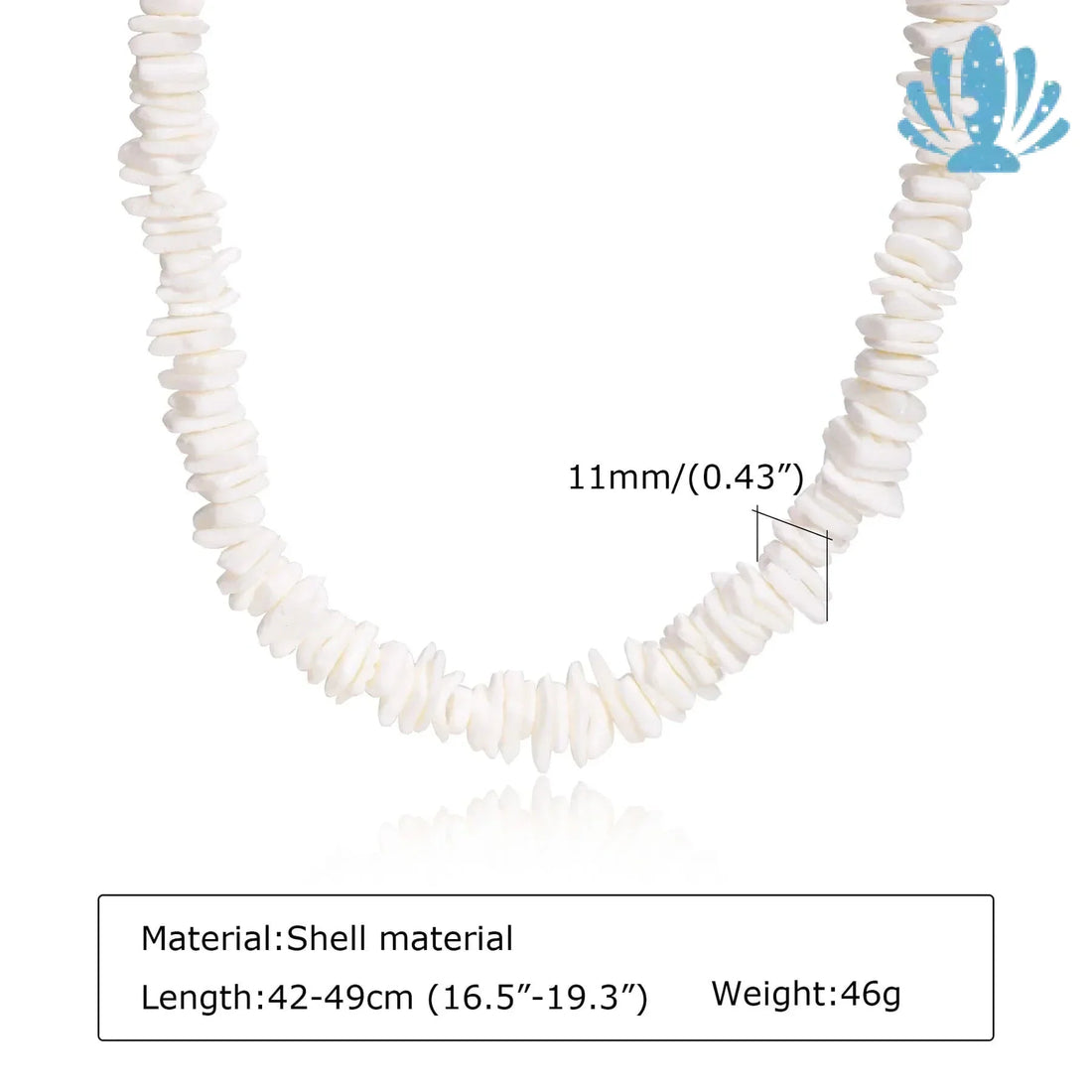 Real puka shell necklace