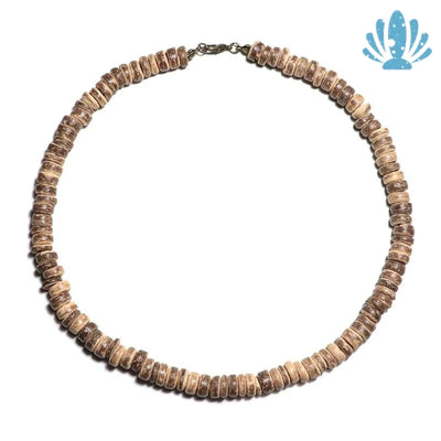 Round puka shell necklace
