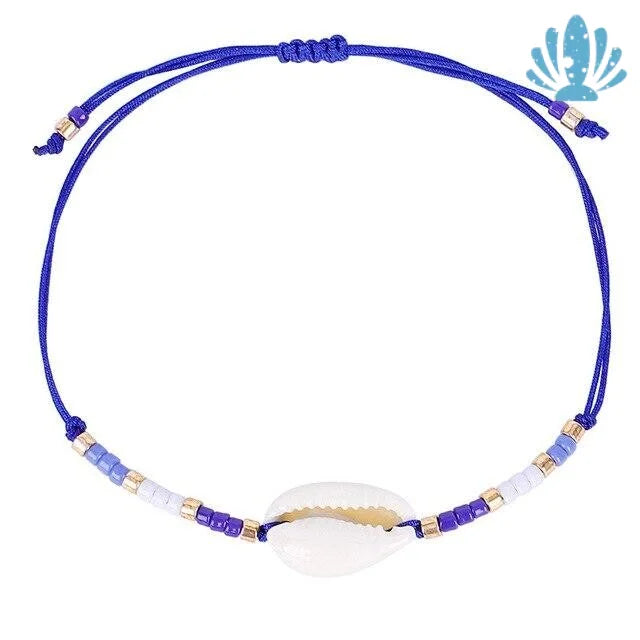 Seashell ankle bracelet