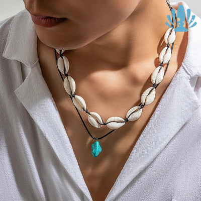 Seashell necklace mens