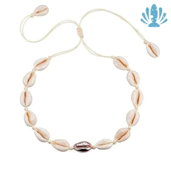 Shell necklace choker