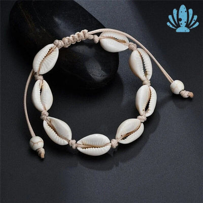 White puka shell bracelet