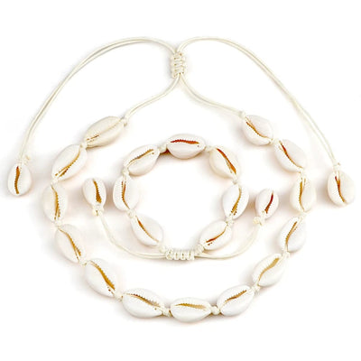 White seashell necklace