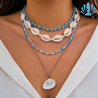 Women's puka shell necklace
